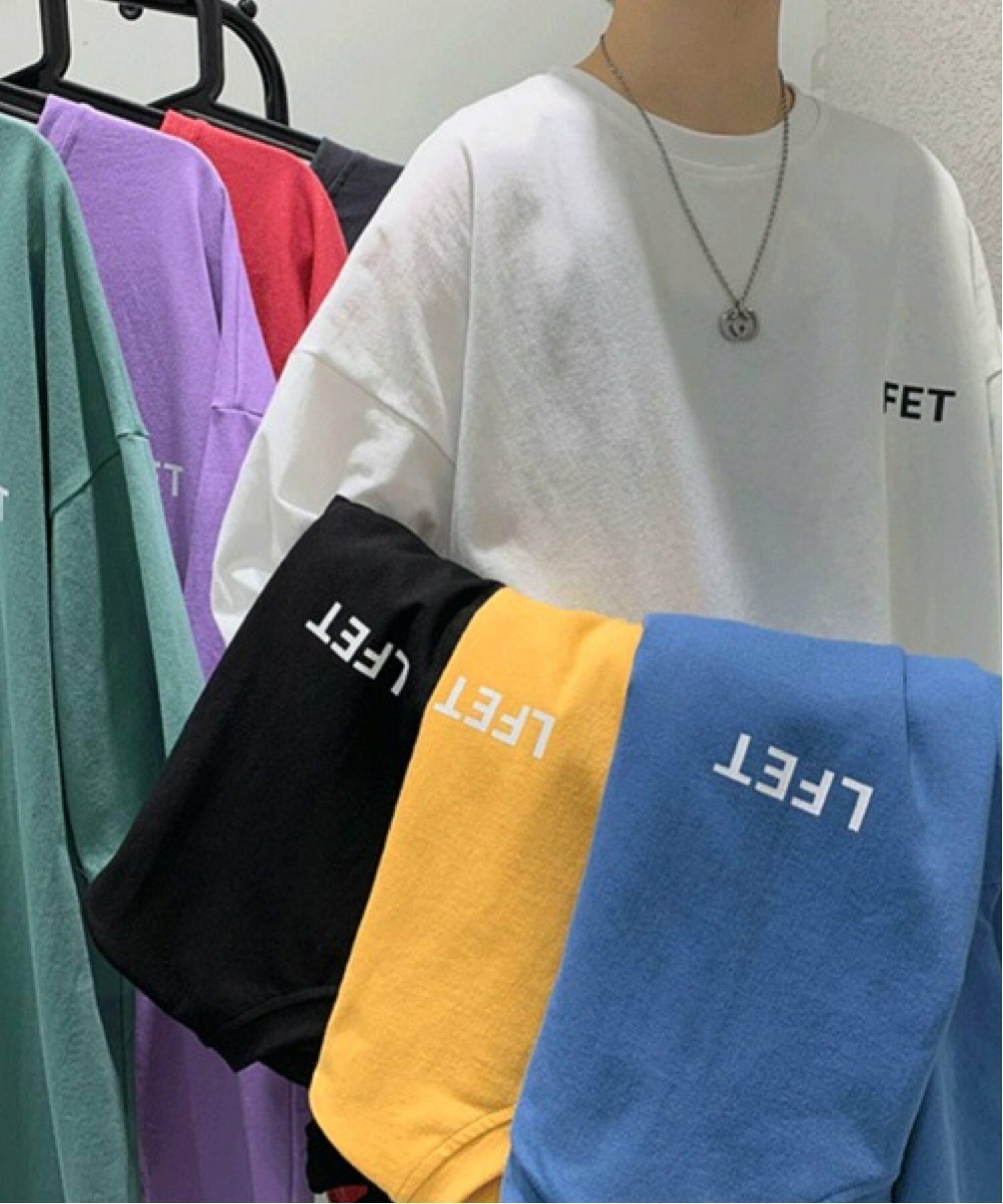 NOWLE/(M)【NOWLE】ルーズシルエット ワンポイント 半袖 Tシャツ
